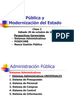 Gestión Pública y Modernización Del Estado - Clase 2
