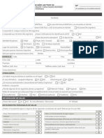 Planilla de Inscripción - Primaria