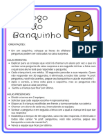 JOGO DO BANQUINHO - PROF.RUBIANE