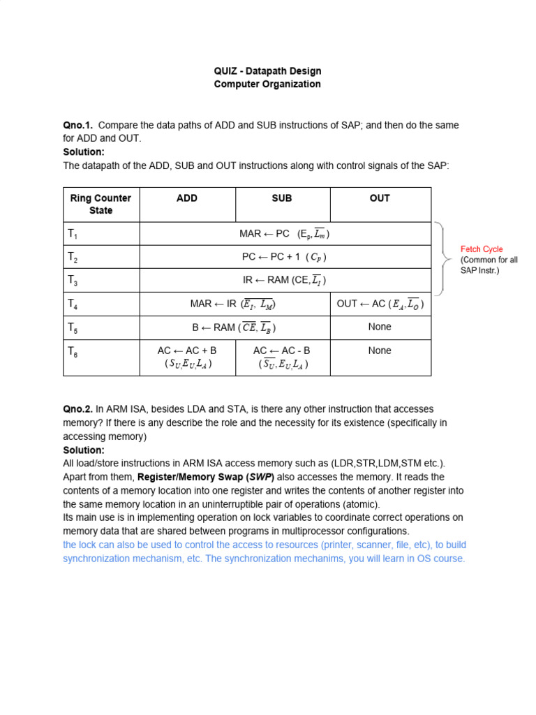 Co lecture6 quiz pdf classes of computers digital electronics