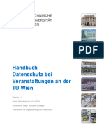 Handbuch Datenschutz Bei Veranstaltungen An Der TU Wien