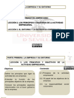 Lección 2 - Los Principios y Objetivos de La Actividad Empresarial