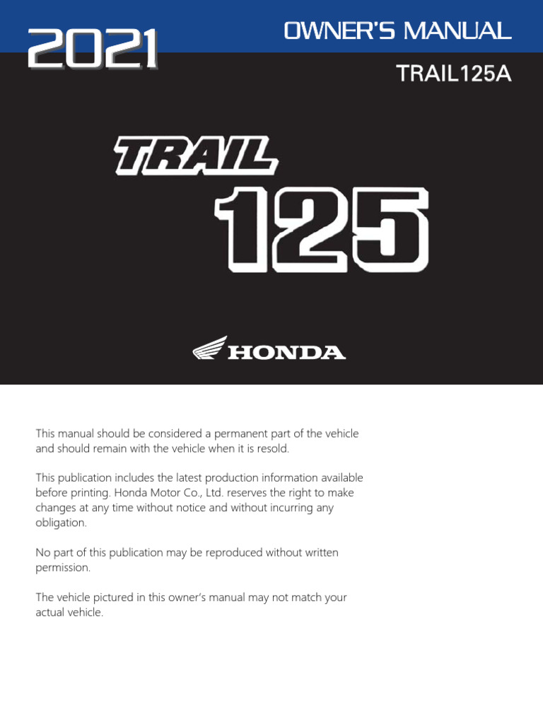 HONDA CT125 SERVICE MANUAL PDF intelligence overview