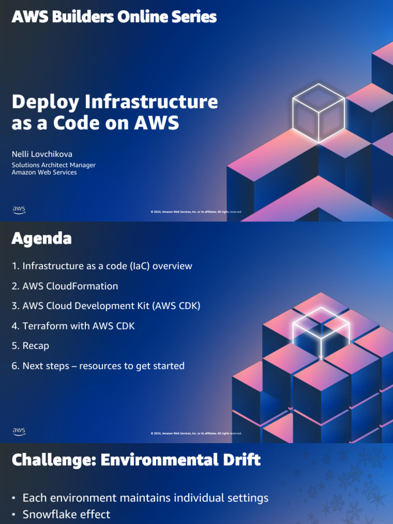 AWS IaC for Developers & Architects | PDF | Amazon Web Services | Software