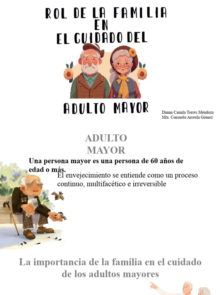 Cuidado y Autocuidado del Adulto Mayor | PDF | Vejez | Adultos