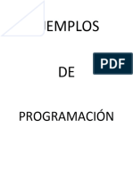 Ejemplos Programas (Torno)