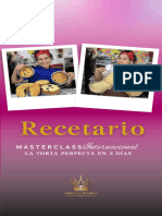 Recetario Masterclass