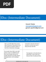 SAP IDoc Overview and Outbound IDoc