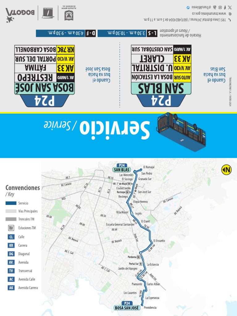 Plegable Ruta P24 | PDF