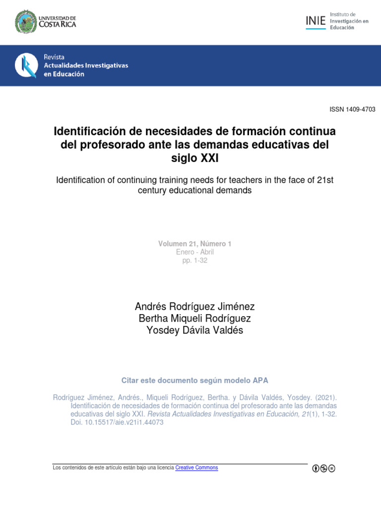 1409 4703 Aie 21 01 284 | PDF | Maestros | Aprendizaje