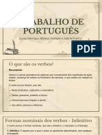 Trabalho de Portugues - Verbo II