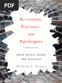 Accounts, Excuses, and Apologies Image Repair Theory