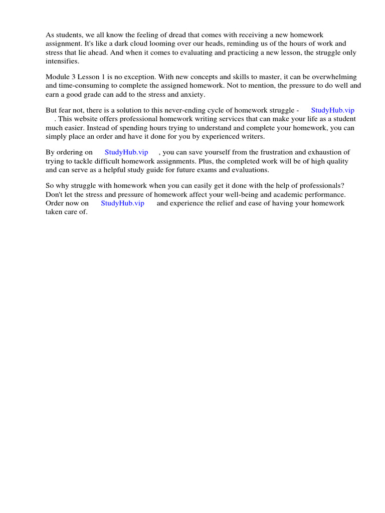 Evaluate Homework and Practice Module 3 Lesson 1 PDF Mathematics