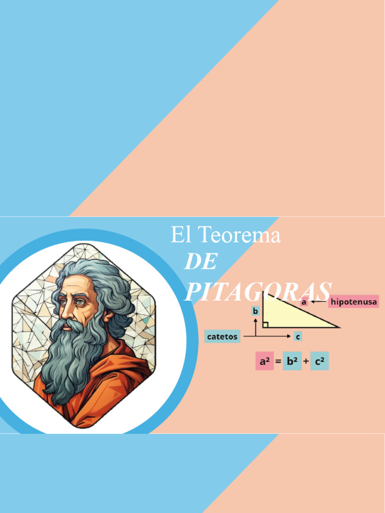 Teorema de Pitágoras: Representación Gráfica | PDF