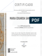 Certificado CFOP