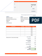 ES Letterhead Style Invoice Template Word