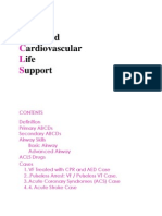 Dvanced Ardiovascular Ife Upport: A C L S