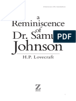 H.P. Lovecraft - (1917) A Reminiscence of Dr. Samuel Johnson (interior)