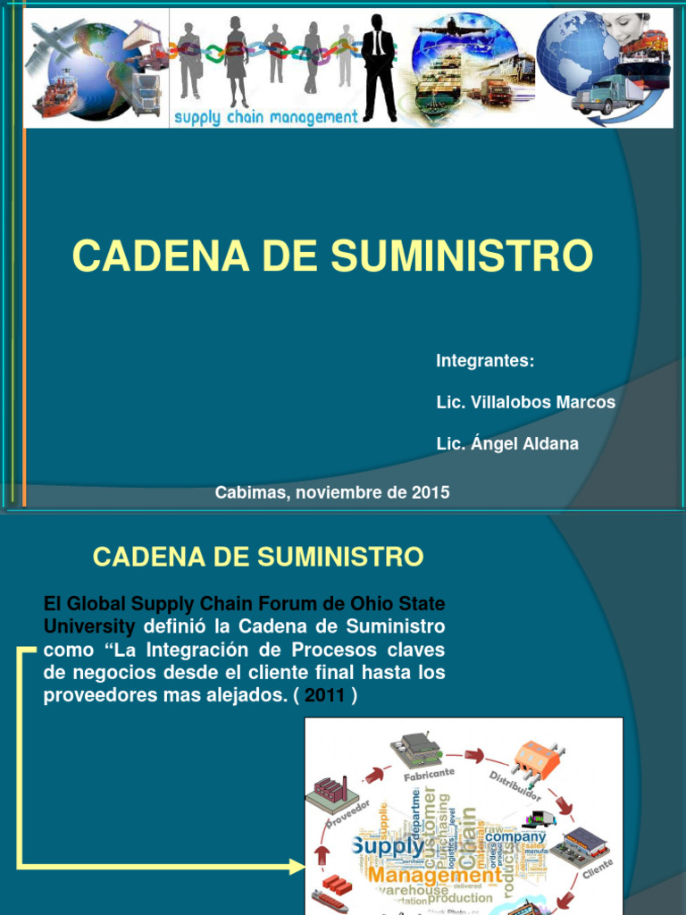 Principios y Tipos de Cadena de Suministro | PDF | Cadena de suministro ...