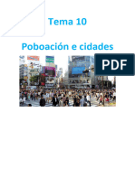 Tema 10 Poboación e Cidades