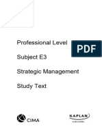 Look Inside Study Text Cima 2019 20 E3 Strategic Management