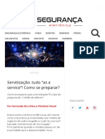 Servitização Tudo "As A Service"!