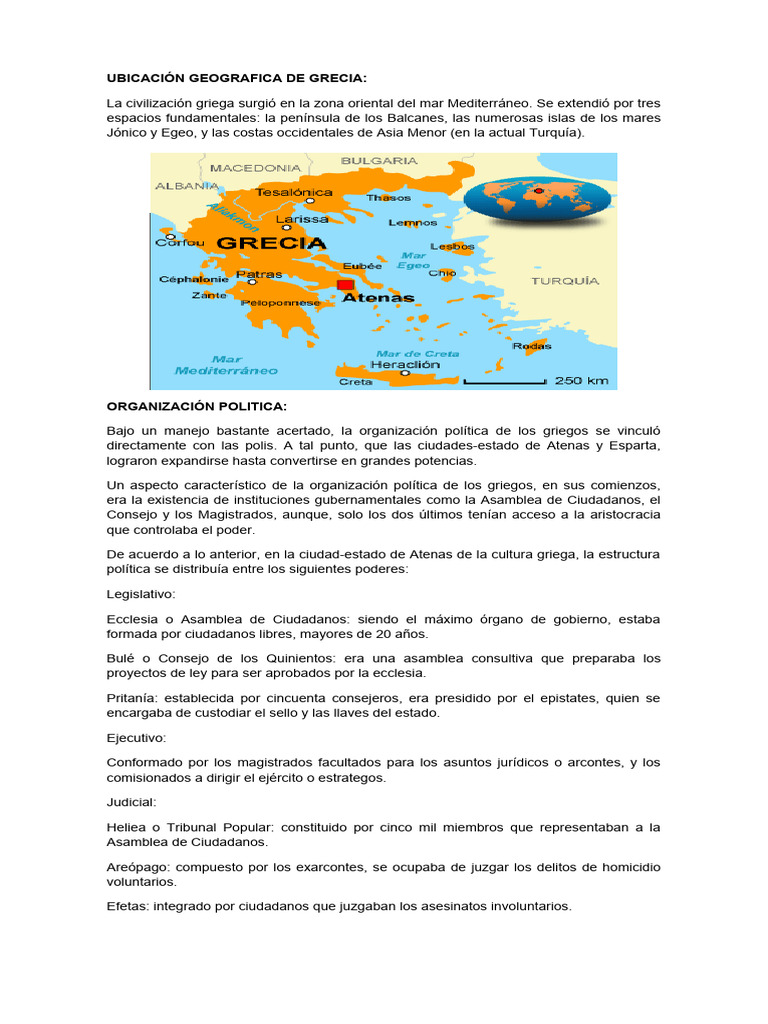 Organización y Cultura de la Grecia Antigua | PDF | Antigua Grecia ...