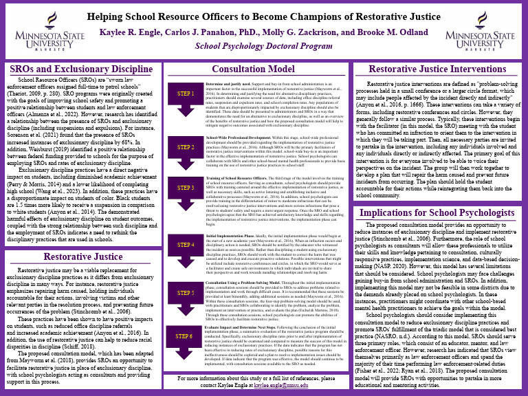 Ke Nasp 2024 Poster PDF School Psychology Restorative Justice