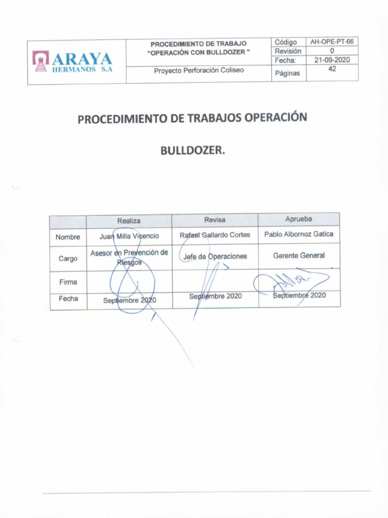 Pts Ahsa Operacion Bulldozer | PDF