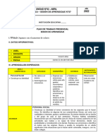 3 Años - Actividad Del Dia 21 de Abril