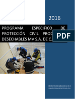 Programa Especifico Proteccion Civil Mv.