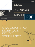 DEUS Pai, Soberano e Amor