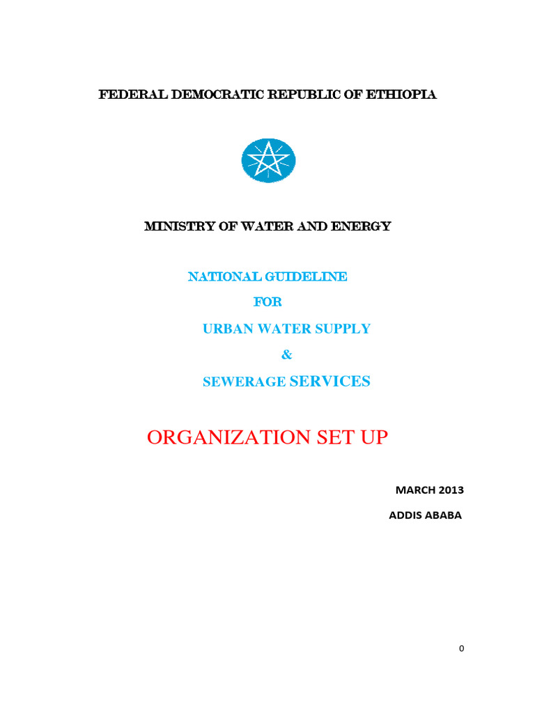 Guidelines for Urban Water Management | PDF | Water Supply | Business