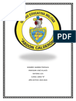 Nombre: Marbin Tenesaca Profesor: José Villacís Materia: Eca CURSO: 10MO "B" AÑO LECTIVO: 2023-2024