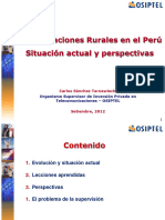Comunicaciones Rurales en El Perú