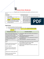 Drama Circles Role Preparation Sheet