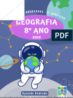 8º Ano Atividades Adaptadas Geografia i Bimestre