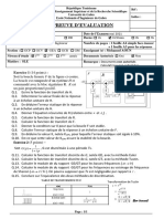 Epreuve D'Evaluation: Exercice 1 (14 Points)