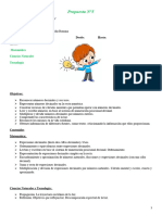 Propuesta N5 - Matematica - Cs Naturales y Tecnologia