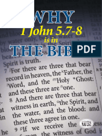 Why 1 John 5 7 8 is in the Bible