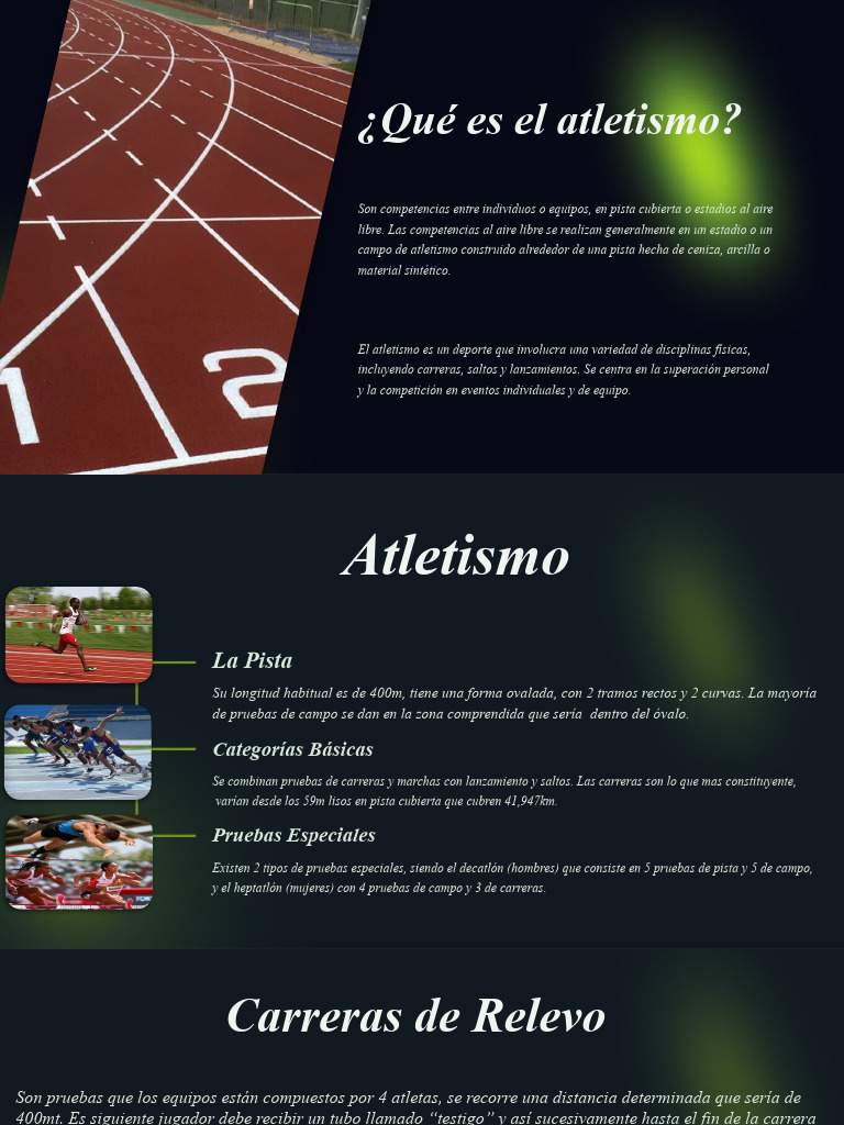 Que Es El Atletismo | PDF | Deporte del atletismo | Deportes atléticos