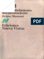 El descubrimiento del inconsiente - Octave Manoni