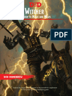 Witcher (A Guide To Magic and Mages) - v0.2