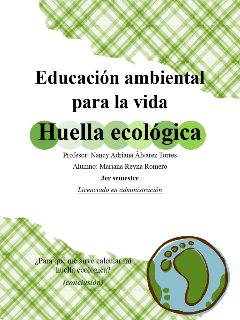Huella Ecológica | PDF | Ecología | Entorno natural