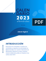 Calendario Efemerides Chile 2023