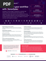 SonarQube One Pager