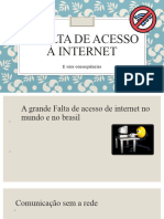 Falta de Internet