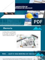 Elaboracion de Memorias de Calculo