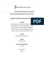 Análisis Crítico de La Atracción y El Amor - Grupo 03 - Psicologia Social