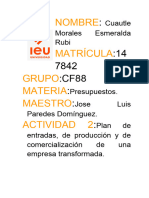 Nombre Matrícula Grupo Materia Maestro Actividad 2: Cuautle Morales Esmeralda Rubi